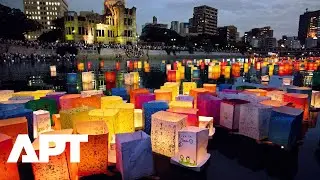 Hiroshima Remembers Atomic Bombing Victims with Floating Lantern Ceremony | Peace Tribute 2025 | APT