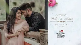 Stefin 🖤 Ashna Wedding Live / Catz Eye Weddings / 28.08.2023