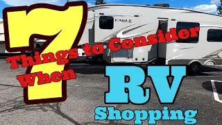7 Things to Consider when RV Shopping