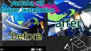 Yamaha r15 v3 signal light installation
