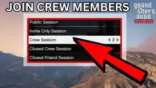 HOW TO JOIN CREW MEMBERS IN GTA 5 ONLINE!
