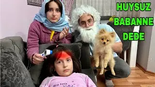 HİRANUR HASTA HUYSUZ DEDE VE NİNE GELDİ ÇILDIRDI‼️PRENSES HİRANUR ZEYNEP 