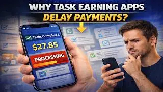 Why Task-Based Earning Apps Delay Payments | System & Business Model Explained