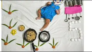 5th month baby photo shoot ideas #kitchen theory baby photo shoot