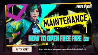 how to Open Free Fire??? Server Maintenance Free Fire