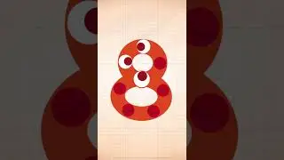 Number 8 #shorts #youtubeshorts #videosforkids #educationalvideosforkids #kidsshorts