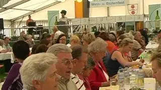Wein- und Bl&uuml;tenfest in Hemsbach, Volksliedersingen Teil 2
