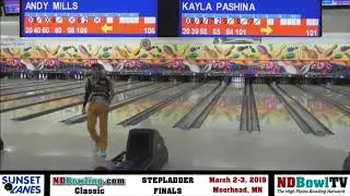 WILD FINISH at the 2019 NDBowling.com Classic - Andy Mills vs Kayla Pashina