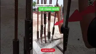 How to column coupling work #ytshorts #construction #civilengineering #fyp #ytviral #ytreels #trend