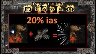 Diablo 2 - Werebear & Gear Attack speed = IT WORKS