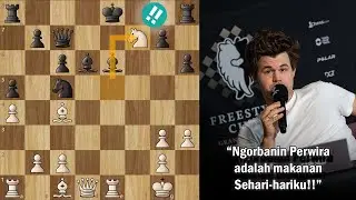 MAGNUS MEMBUAT GRANDMASTER KUAT RUSSIA JADI AYAM SAYUR!! Magnus vs Fedoseev | Titled Tuesday 2025