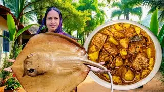এটা কি মাছ, নাকি মাংস ? রান্নার পর নিজেই বুঝতে পারিনি। দেশি শাপলা পাতা মাছ রেসিপি।