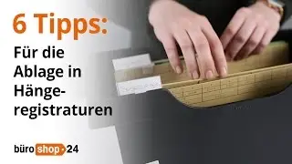 H&auml;ngeregistraturen: Wie lege ich Dokumente richtig ab?