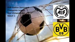 FM24: Motala AIF mot Borussia Dortmund i Champions League Kval Utslagsrunda 2044