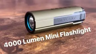 4000 Lumen IMALENT LD70 MINI EDC Flashlight Review