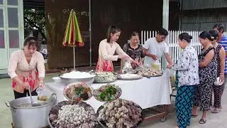Chị Thương Ở Hà Nội Tặng 100 Phần Bánh Canh Giò Heo và Nước Mía cho Bà Con Ở Quê | HQ #1803