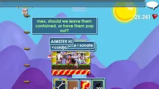 Trolling with aimster- Growtopia