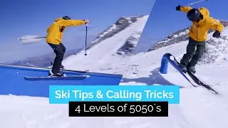 4 Levels of How to 5050 on Skis | Ski Tips & Calling Tricks