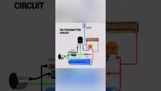 easy FM transmitter circuit #circuitbasics #diycircuit #circuitdiagram #circuitdiagram