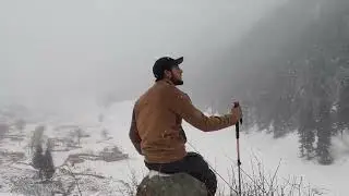 #Snowfall #warwan valley #margantop #sonmarg #kashmir # winter in warwan31#december2025 