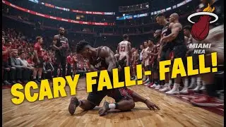 Jimmy Butler in serious pain after scary fall onto back and limps to locker room