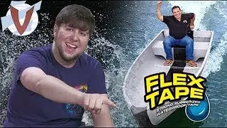 Waterproofing My Life With FLEX TAPE [JonTron - RUS RVV]
