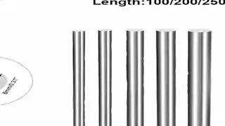 1-5pcs Titanium Bar Length 100mm-300mm Ti Bar Grade GR2 Rod Round Bar, Diameter 2mm-19mm