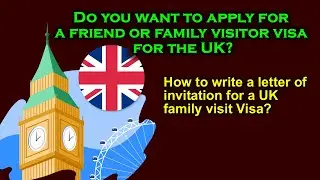 UK Visitor Visa Letter of Invitation.
