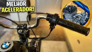 COLOQUEI UM CABO DE ACELERADOR DE MOBILETE NA MOTORIZADA