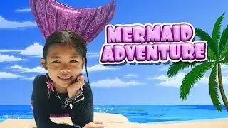 Kyndra's Mermaid Adventure in the Hawaiian Ocean with her Fin Fun Mermaid Tail