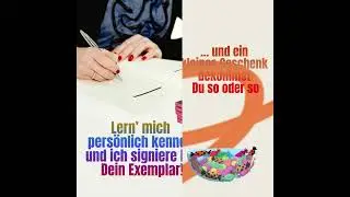 Signierstunde meines Buches