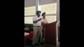 Avtar Gill and Comrade sing the Punjabi Internationale