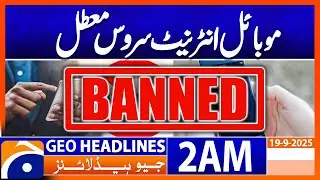 Phone and Internet Services Suspended in Northern Gaza| Headlines Geo News 2 AM | 19th Sept 2025