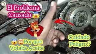 🔥 PROBLEMA POR QUE MI MOTO BOTA ACEITE / ESTA ES LA FALLA #welderpan
