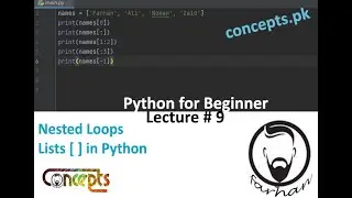 Python for Beginners , Lecture # 09