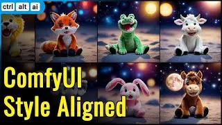 ComfyUI: Style Aligned via Shared Attention (Tutorial)