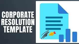 Corporate Resolution Template - How To Fill Corporate Resolution