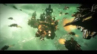 Battlefleet gothic armada 2 Multiplayer 2vs2 №154 Mega rock in Action
