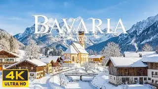 Winter in Bavaria 4K ❄️ Storybook Landscapes, Snow-Covered Villages & Alpine Calm
