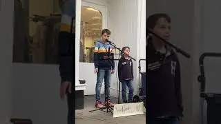 Love in the dark (Adele)cover busking for Velindre cancer support.