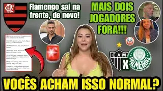 🚨 ISSO NÃO É NORMAL! MAIS DOIS JOGADORES FORA! FLAMENGO SAI NA FRENTE DE NOVO! SOBRE ATLEXPAL 
