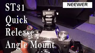 Neewer ST31 Quick Release Monitor Angle Mount Fit flash or Action camera to cold shoe or light stand