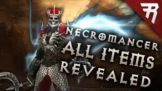 NECROMANCER GAMEPLAY: All Legendary Items! (Diablo 3 2.6 beta)