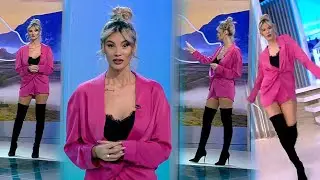 RAMONA OLARU (ROUMANIE) MAGNIFIQUE EN CUISSARDE (BONUS DANSE &Agrave; LA FIN)