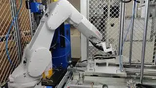 Mitsubishi MELFA ROBOT - Glue / Adhesive Dispensing Application - Cubix Automation Pvt Ltd.