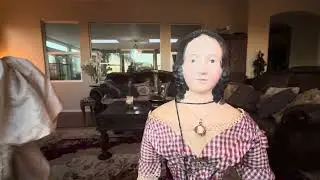 Early  Papier-mâché Dolls- Two of my Favorite Ones