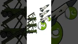 The India-Pakistan War 2025⚔️ #shorts #countryballs #india #pakistan #war #2025 #conflict #geography