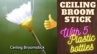 Easy||Recycling of plastic bottle||Homemade||Ceiling Broom stick