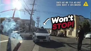 San Francisco Police Try to Stop Rogue Ai Waymo Car Before Disaster!