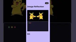 ✨ Image Reflection Effect in CSS 🚀 | Stunning Visual Trick! 💡🎨 ||#shorts #shortvideo #youtube #fyp
